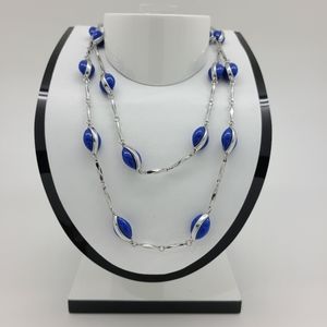 Blue Bulb Necklace